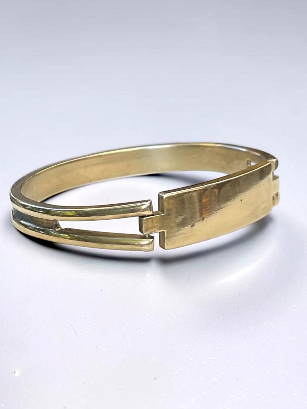 🌺Sandy Hyun Solid Brass Inscribable Bracelet